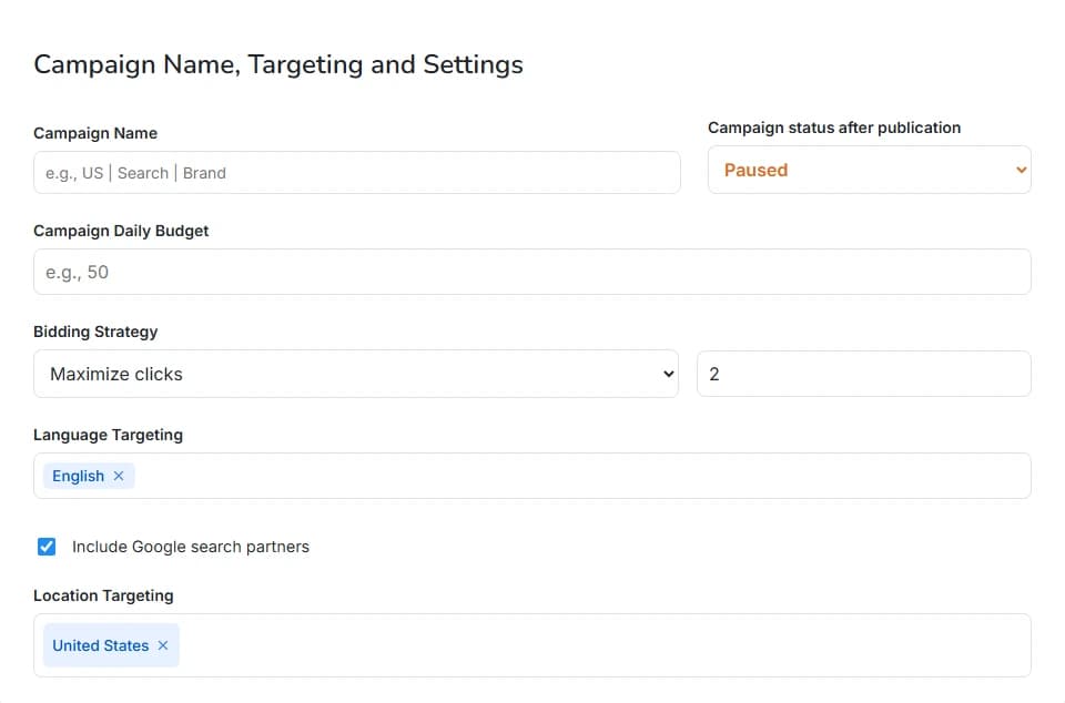 Campaign Upload Preview